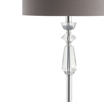 Layla 59.5" Crystal / Metal LED Floor Lamp - JONATHAN Y